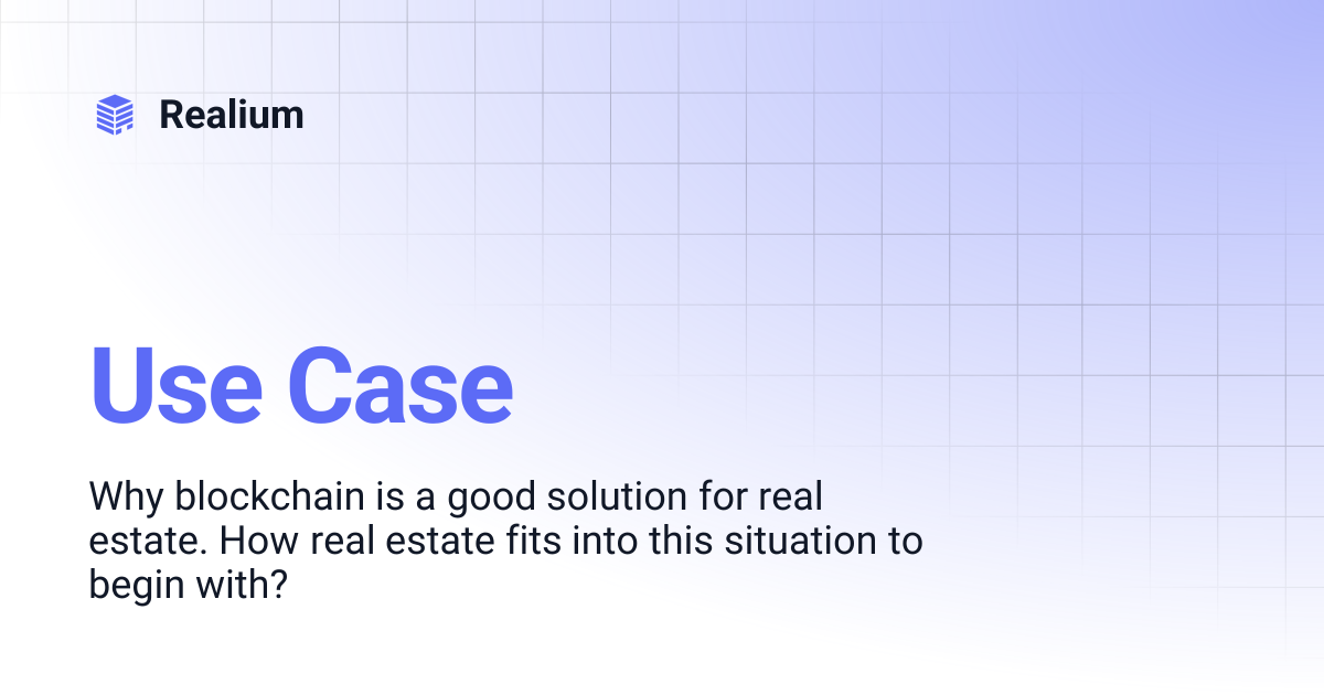Use Case | Realium